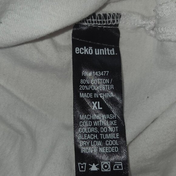 Ecko Unltd XL Tee Men’s Red/White UNLTD Logo Graphic Hip Hop Streetwear - Picture 4 of 4